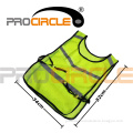 High Visibility Neon Yellow Safety Reflective Vest (PC-RV1001)